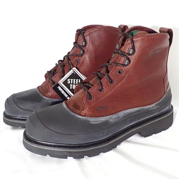 HYTEST Other - HYTEST Men's 11W work boots NWT/Steel toe/6" WPF shell/K13772/Brown lace up.